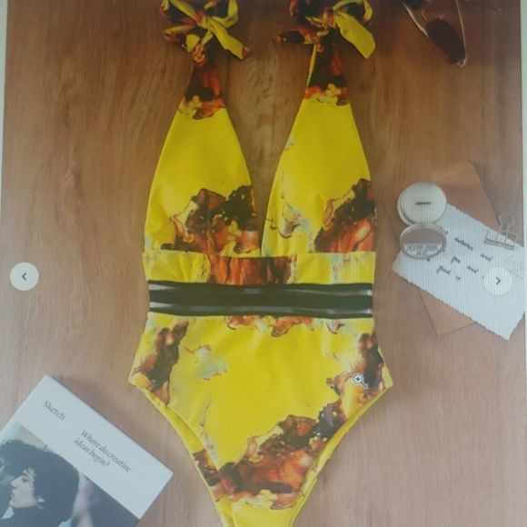 SHEIN Other - Yellow bathing suit